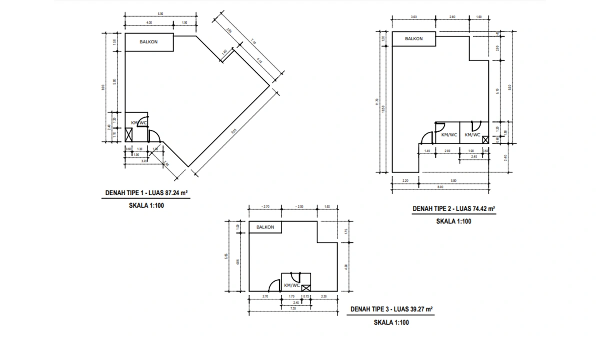 denah apartemen PDF